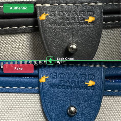 goyard belt real or fake|goyard bag real thing.